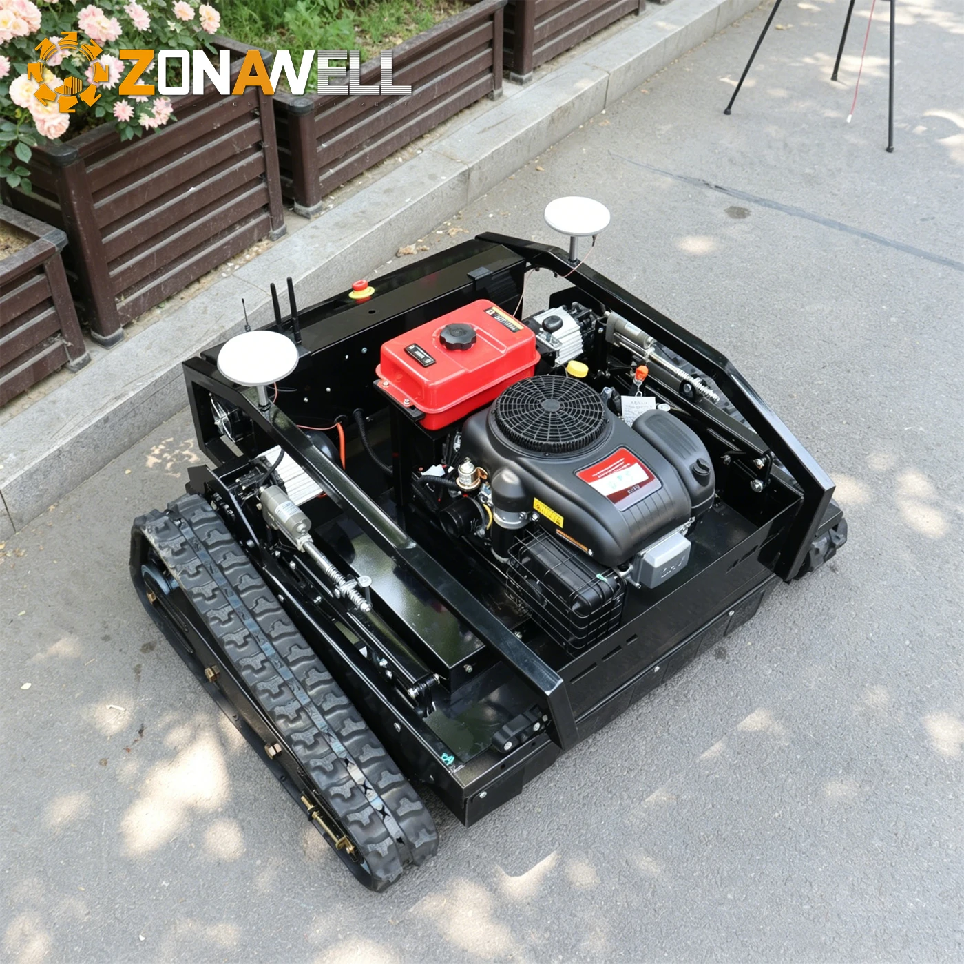 Precise lawn mower remote controlled Brushless motor 4000㎡/h 1000MM 5KM/H Customized deposit Adjustable lift Golf Course