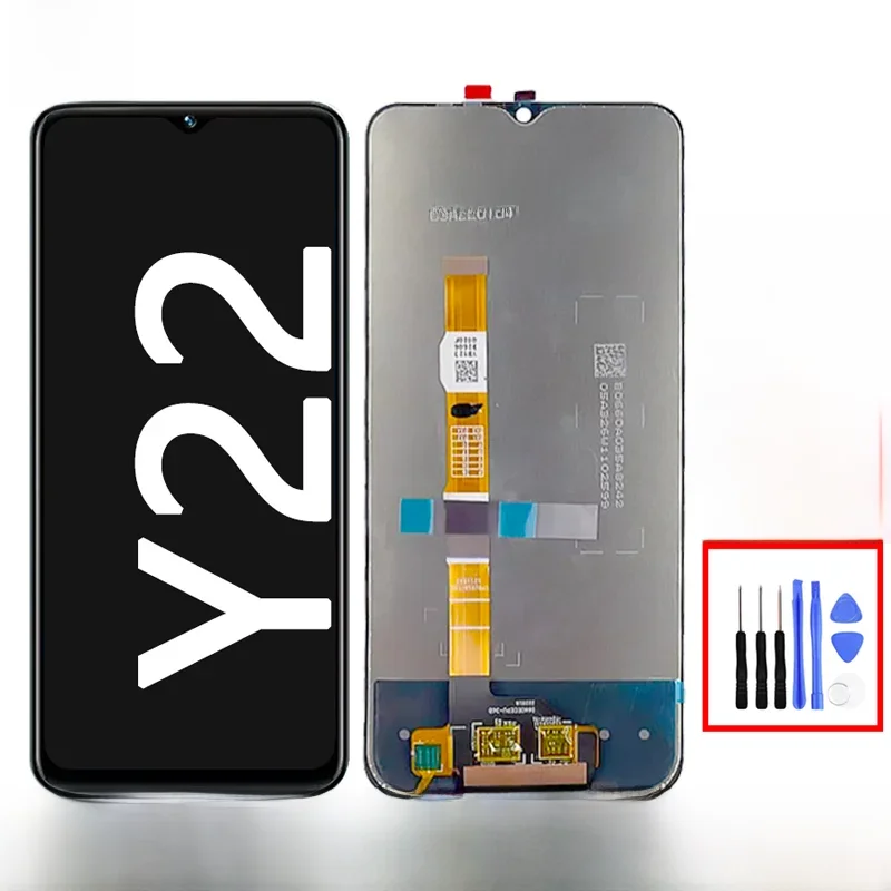 Mobile Phone Lcds For Vivo Y22 Lcd For Vivo Y22 Screen Replacement  Pantalla  For Vivo Y22 Touch Display