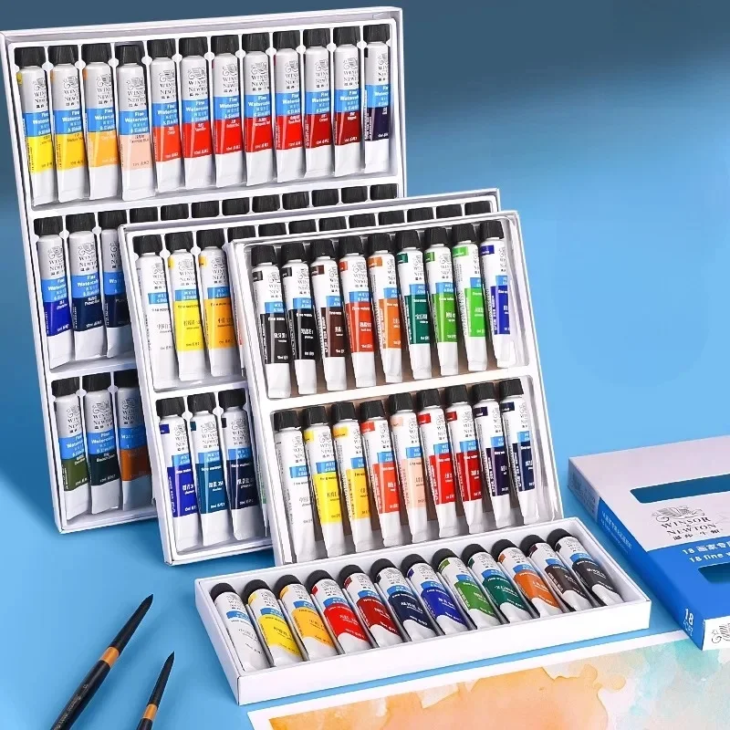 Winsor & Newton 36 kolorów profesjonalny zestaw farb akwarelowych Pigment 10ML kolory wody malowanie dostaw sztuki dla artystów — zdjęcie produktu 7