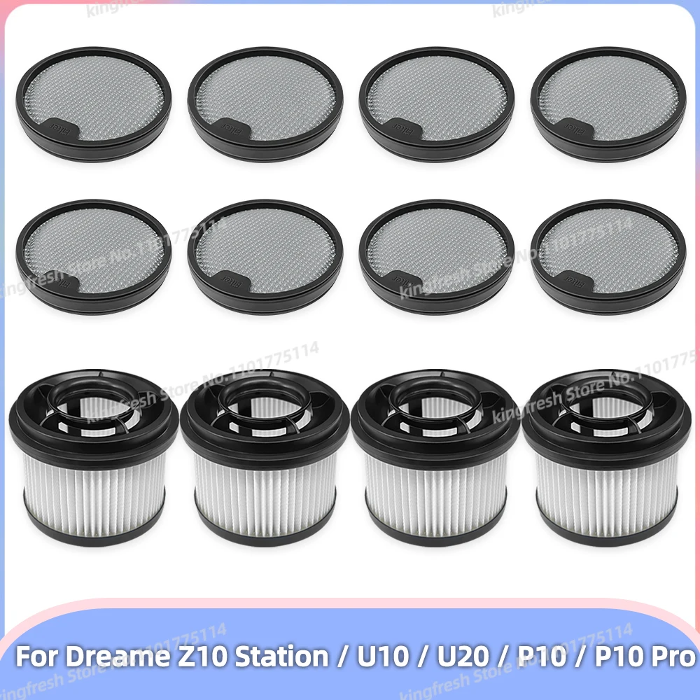 Compatible For Dreame Z10 Station / U10 / U20 / P10 / P10 Pro Vacuum Parts Hepa Sponge Filter Accessories