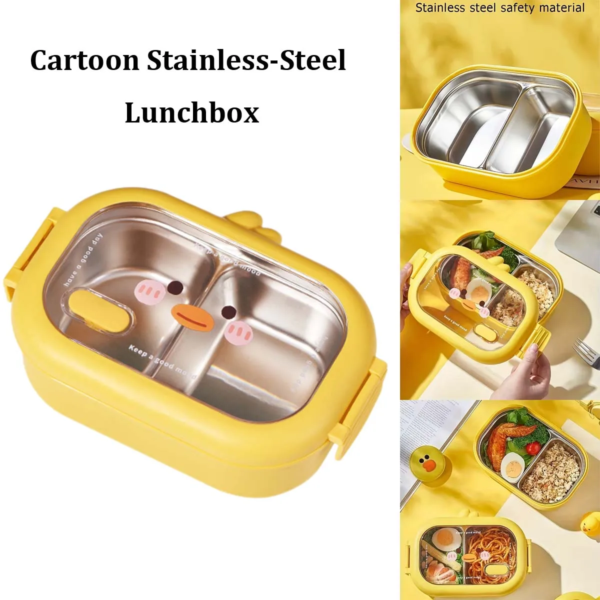 Lunch Box Yellow - Cartoka