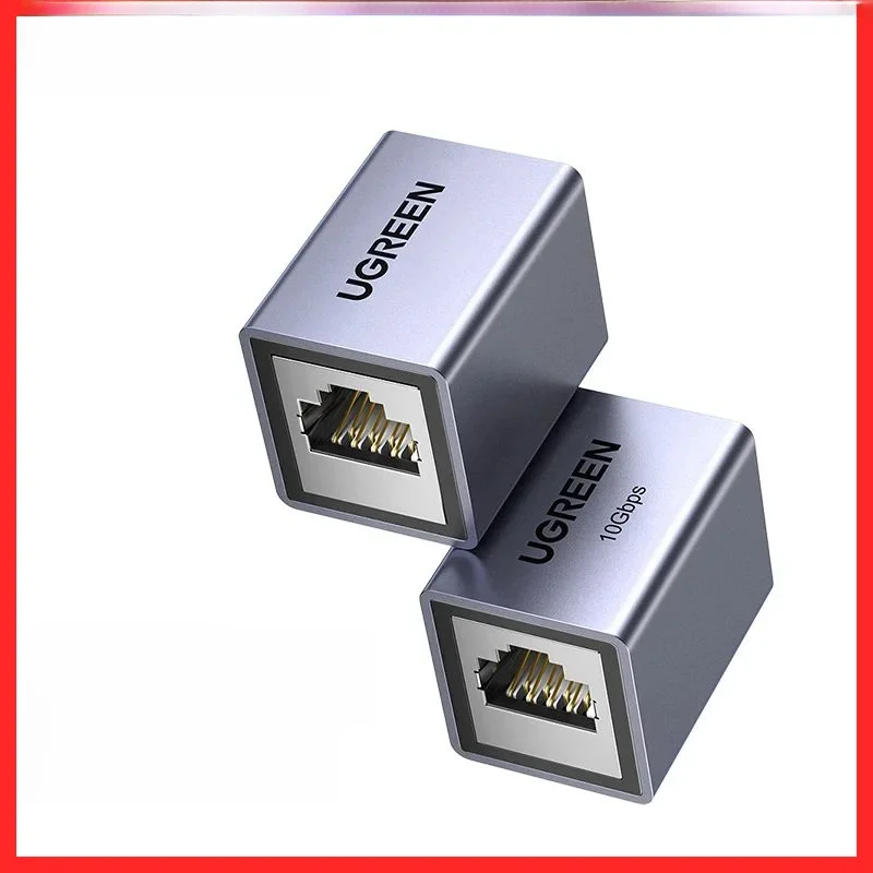 Ugreen Rj45 Connector 10Gbps Netwerk Extender Extensie Voor Cat8 Cat7 Cat6 Ethernet Kabel Adapter Gigabit Vrouw Naar Vrouw - afbeelding 2