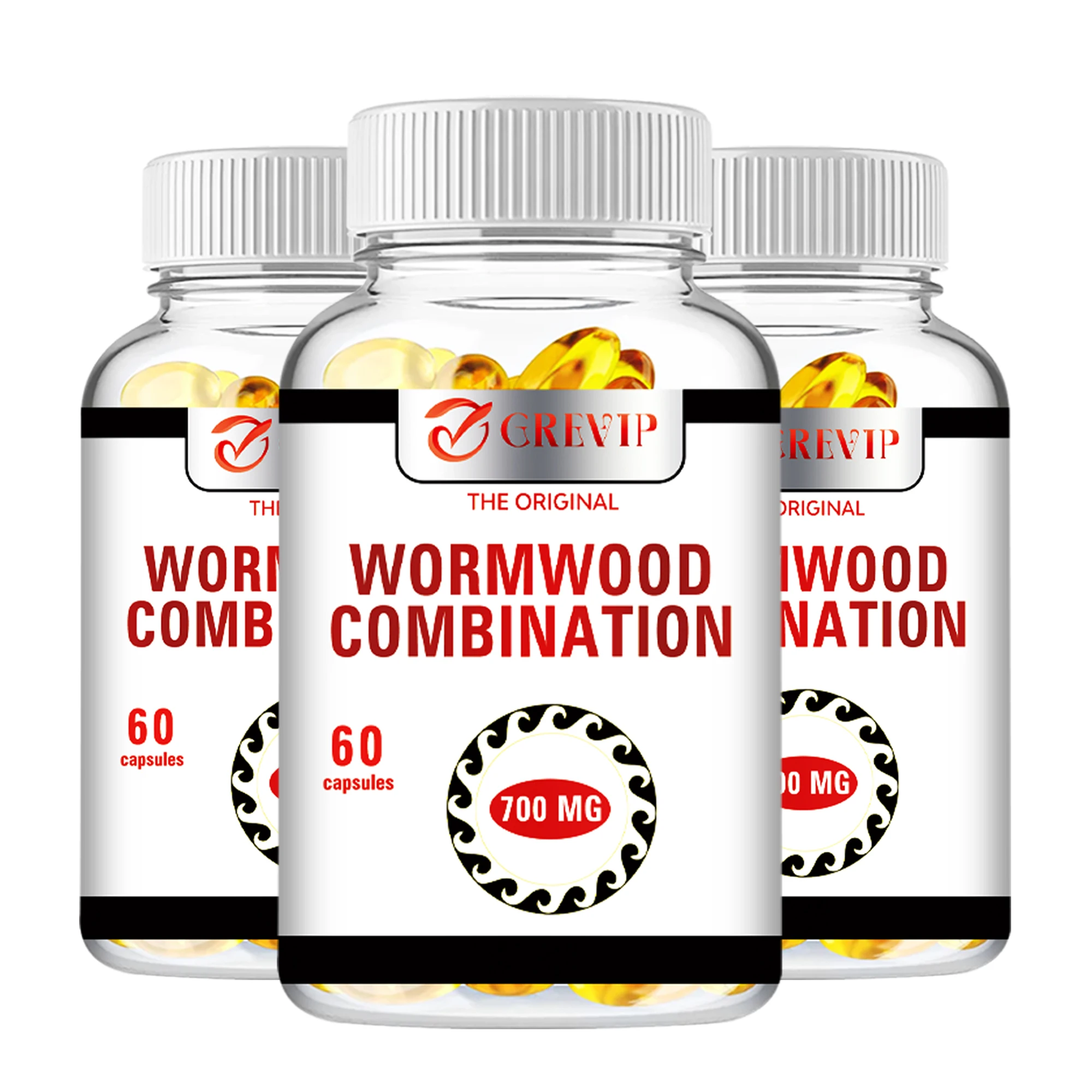 

Wormwood Combination Supplement - Black Walnut, Wormwood - Digestive Health, Colon Cleansing and Detoxification - 60 Capsules