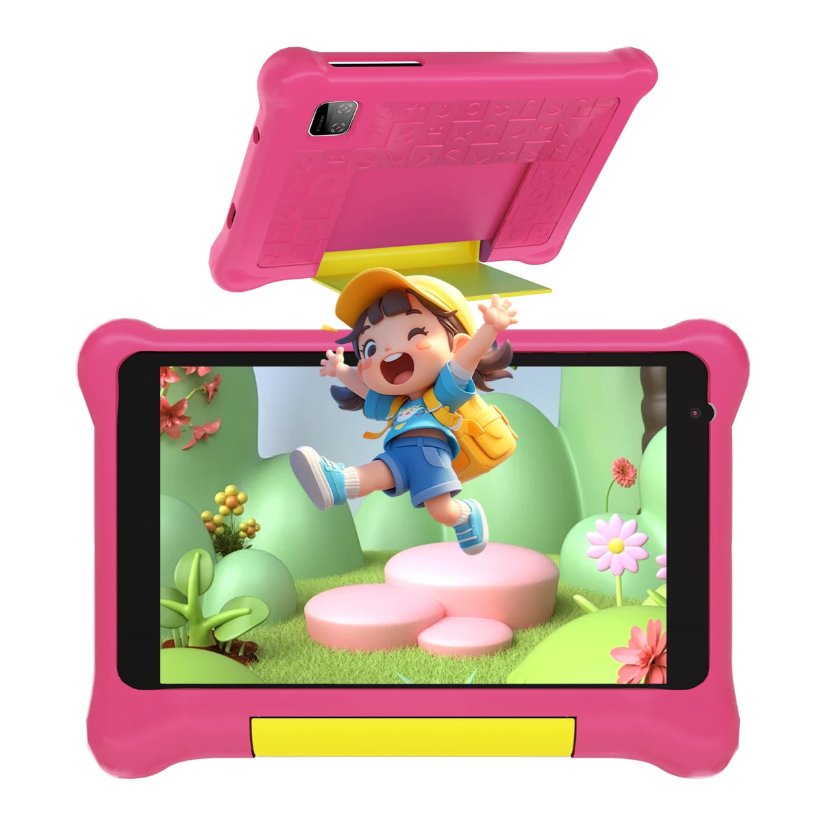 Kid's Android 13 Tablet, Novo, Android 13, Quad Core, 5GB de RAM, 32GB ROM, 128GB ROM, Expandir WiFi, Bluetooth, Presente Infantil, Jogo