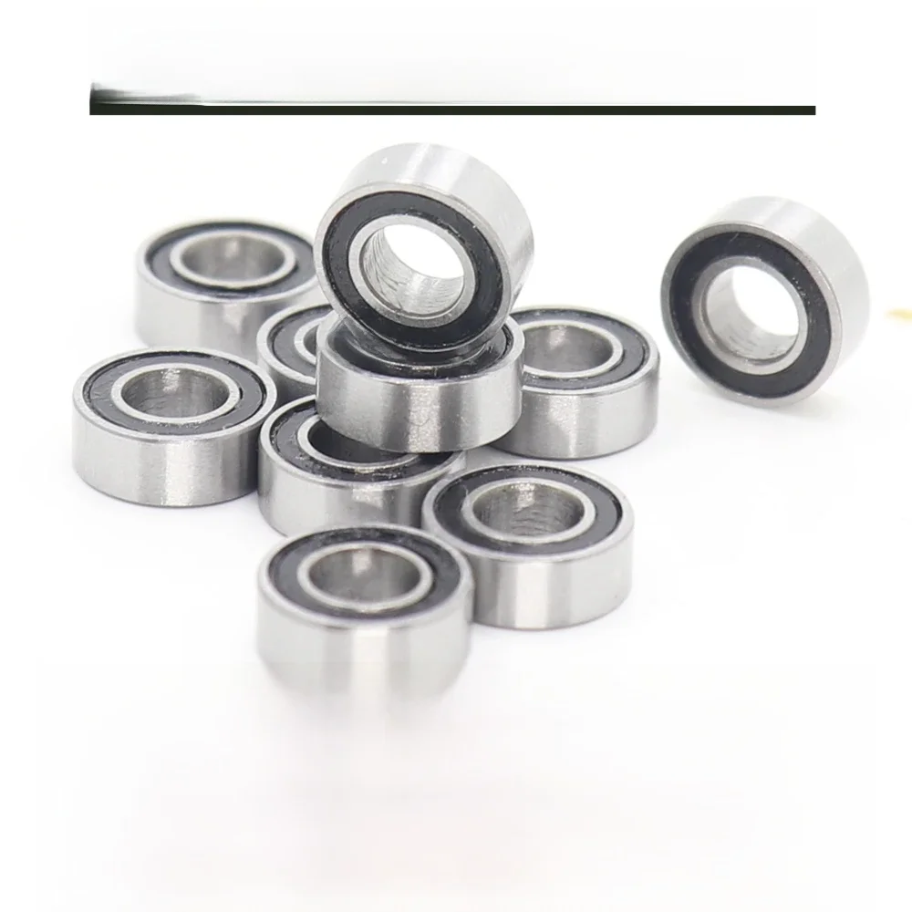 AliExpress FUSHIPRO MR125RS Bearing ( 10 PCS ) 5*12*4 mm ABEC-7 Hobby Electric RC Car Truck MR125 RS 2RS Ball Bearings MR125-2RS Black Sealed