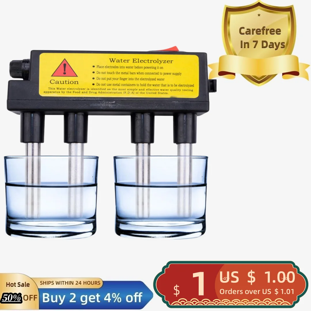 

1 Set Water Electrolyzer High Accuracy Fast Testing Quick Results Sensitive Easy to Install Test Water Quality Iron Bar Drinking