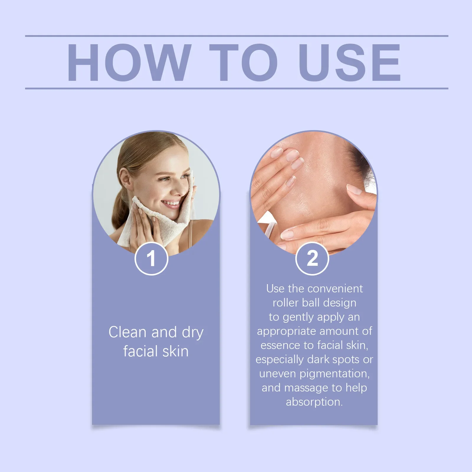 Dark Spot Serum For Face Reduce Melanin Even Skin Tone Remove Freckles Brighten Moisturizing Nourishing Glow Serum Roller Ball