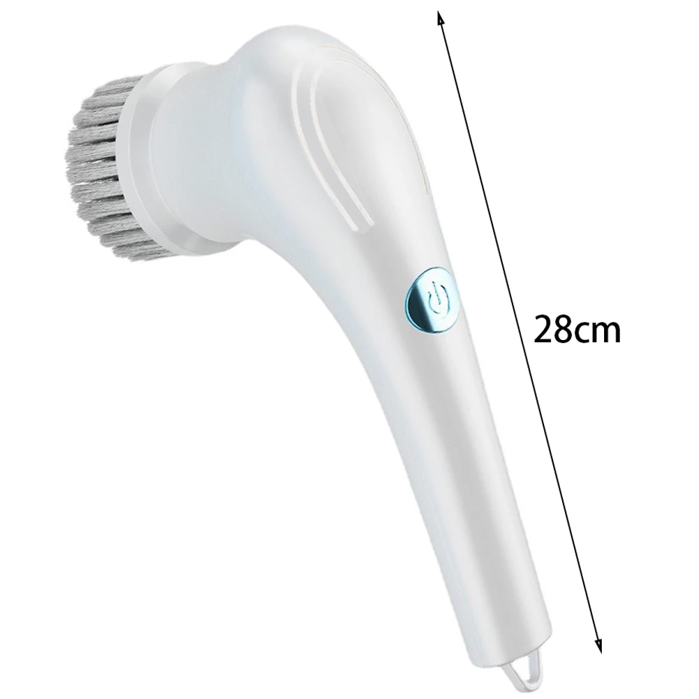 Handheldr Electric Spin Scrubber With 5 Replaceable Brush Head, Power Cordless Electric Cleaning Brush,  For Bathroom, Kitchen