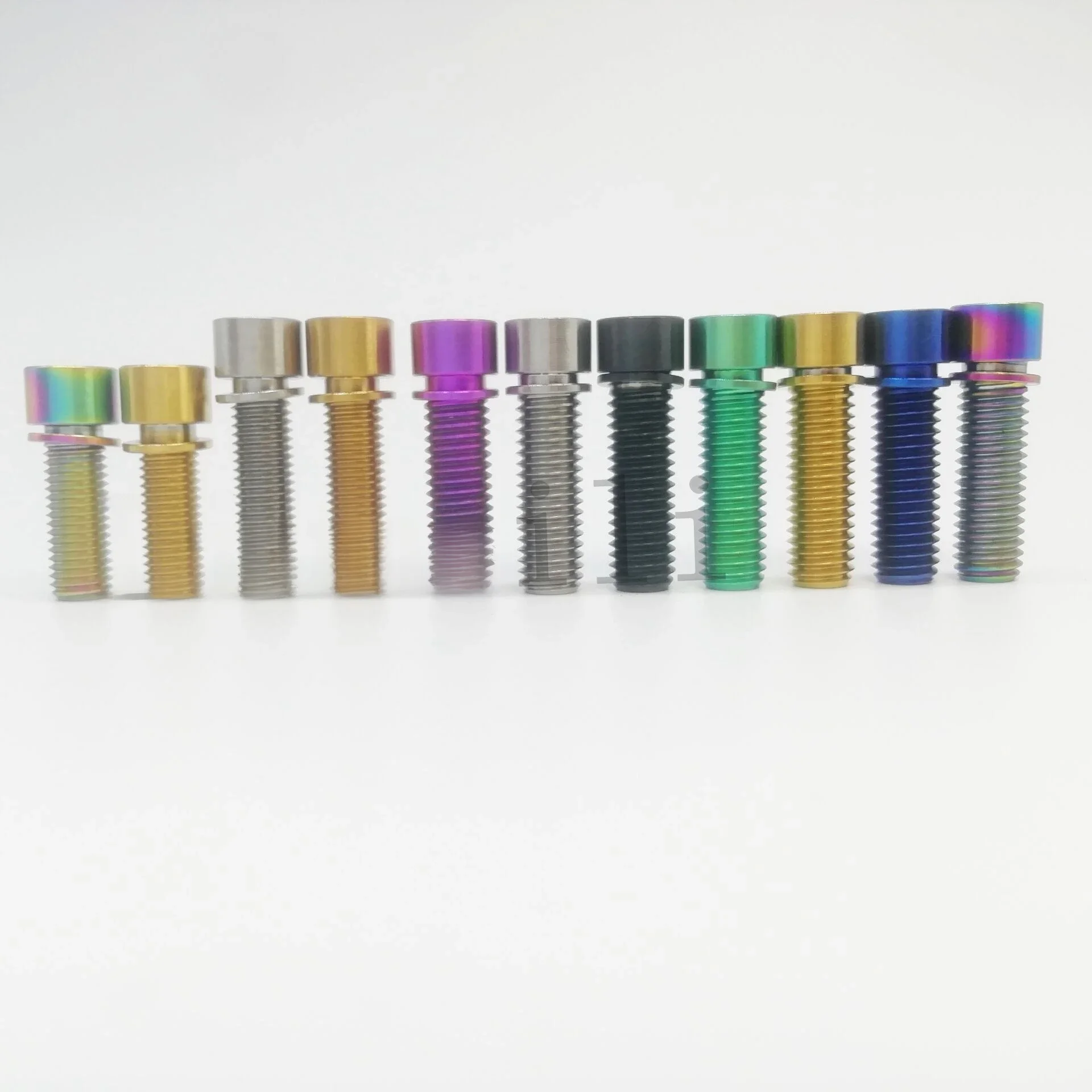 AliExpress Liumeili Titanium Ti Bolts M7x20 M7X25mm M8x25mm Stigma Head Screws with Washers for Bike Bicycle Stem Motor Bike Screw 1PC