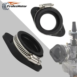 Universal Motorcycle Carburetor Intake Manifold Rubber Interface Adapter 32mm 34mm for PWK PE MIKUNI OKO KOSO KEIHIN Dirt Bike