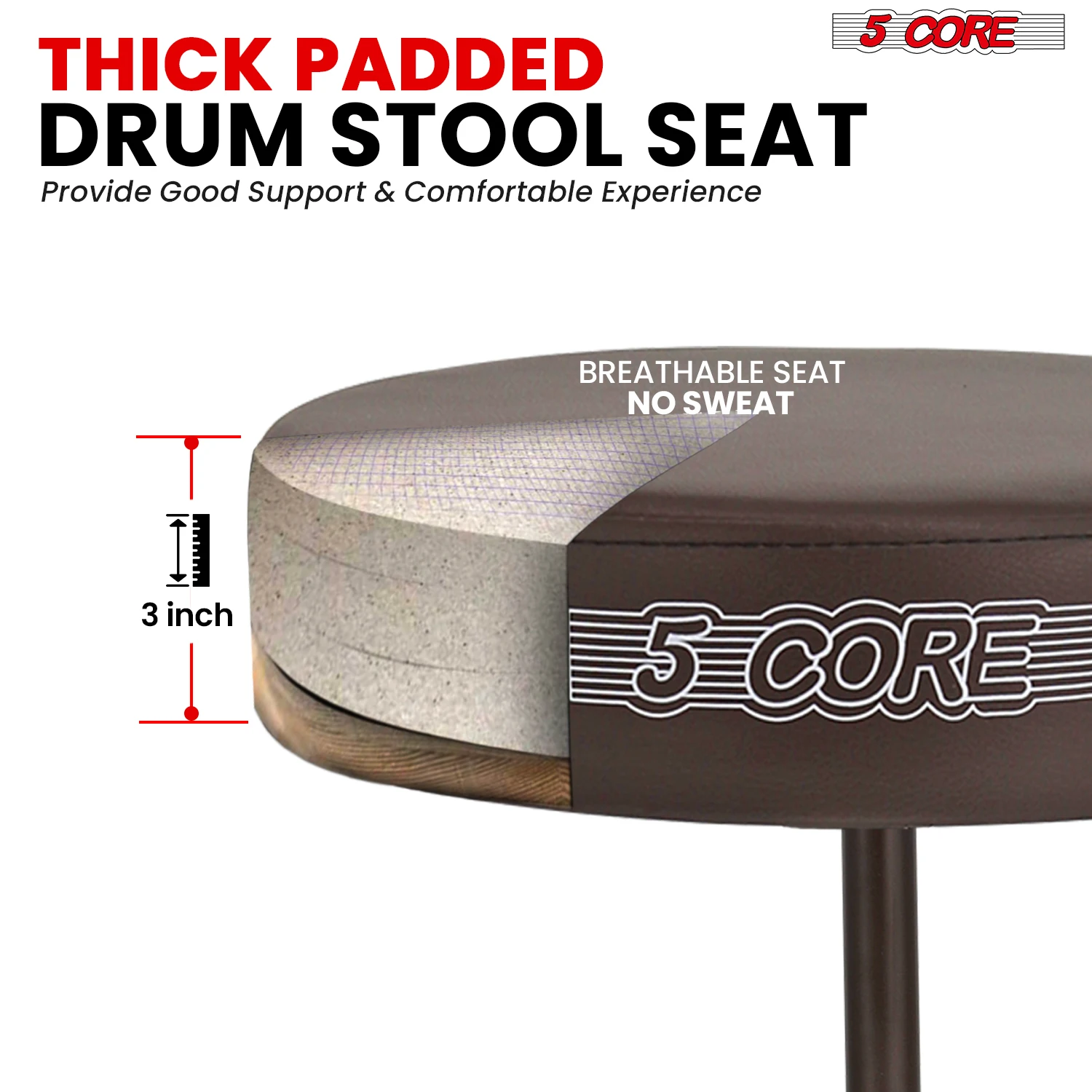 5 Core Drum Throne 3
