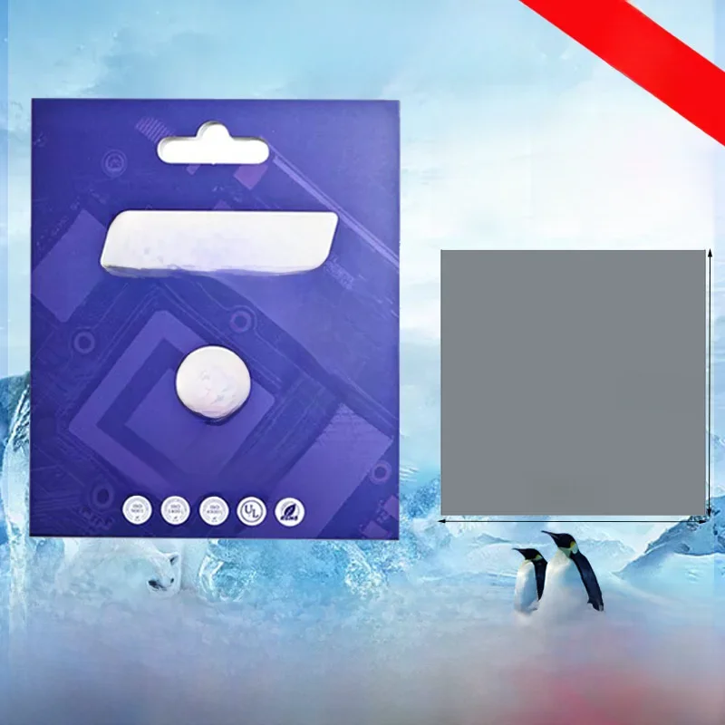 Fehonda Miękka Podkładka Termiczna 15W 12W 8W/mK Podkładki Termiczne do GPU CPU, Odporna na Ciepło Silikonowa Podkładka Termiczna do PS4 Laptopa SSD Chłodzenie — 2