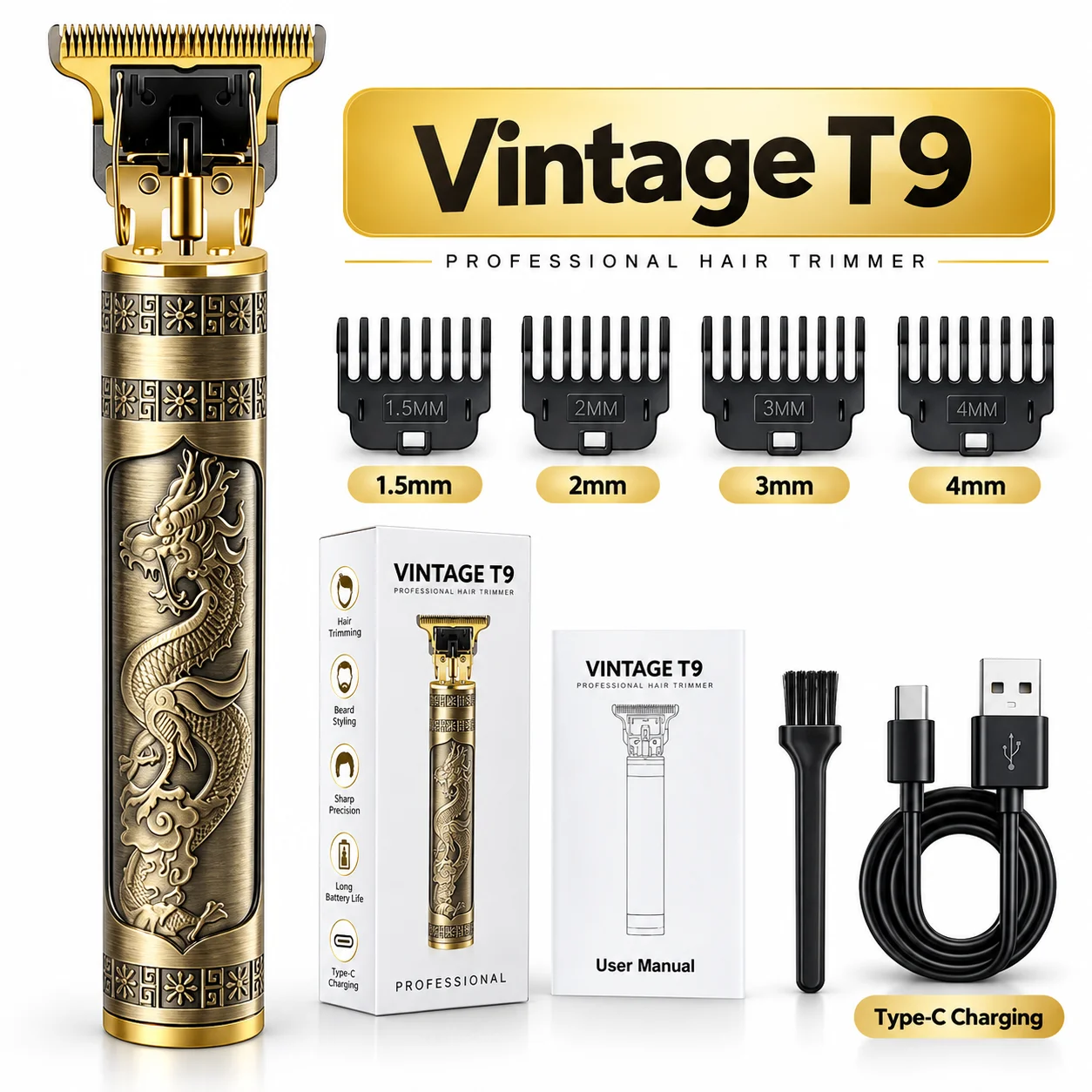 Men'S Grooming Guide - Erkekler için Vintage T9 Saç Kesme