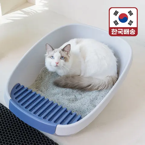 레토 고양이 화장실 특대형 61cm 사막화방지 발판 고양이용품 LCB-F02