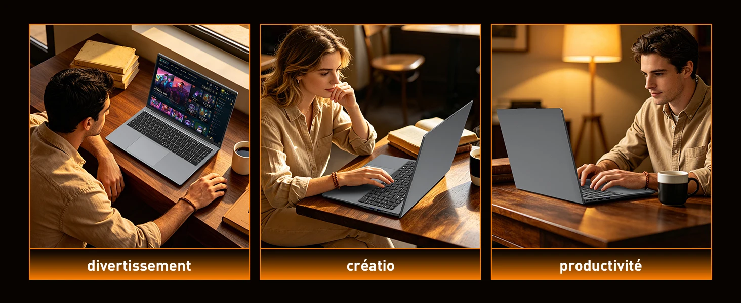 HYPERSTRIX 16" Core I5 Laptop, 16GB RAM, 512GB SSD, MS Office 2024, IPS(1920 * 1200) 16:10 Display, Win 11 Pro Notebook Computer with BT5.0 Wi-Fi, 3*USB A, HDMI, RJ45, Backlit Keyboard, Space Grey