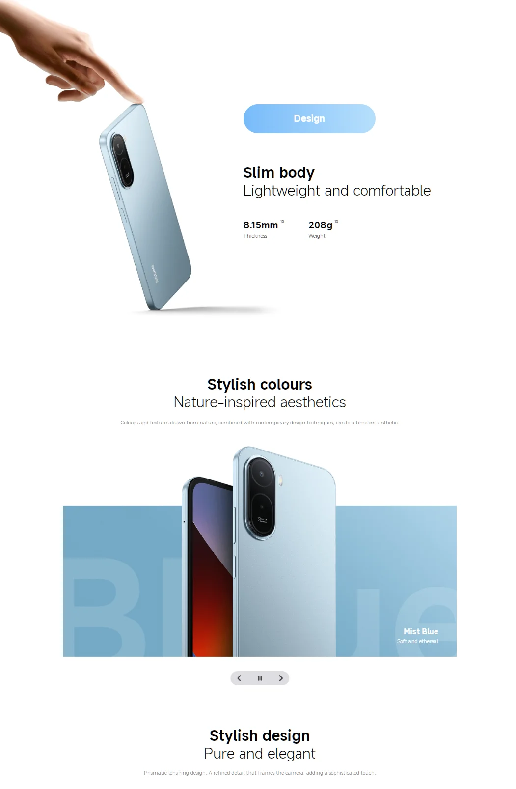 Xiaomi REDMI A7 Pro 4G Smartphone, 6.9" HD+ 120Hz Display, 6300mAh Large Battery, 15W Fast Charging, 13MP Main Camera
