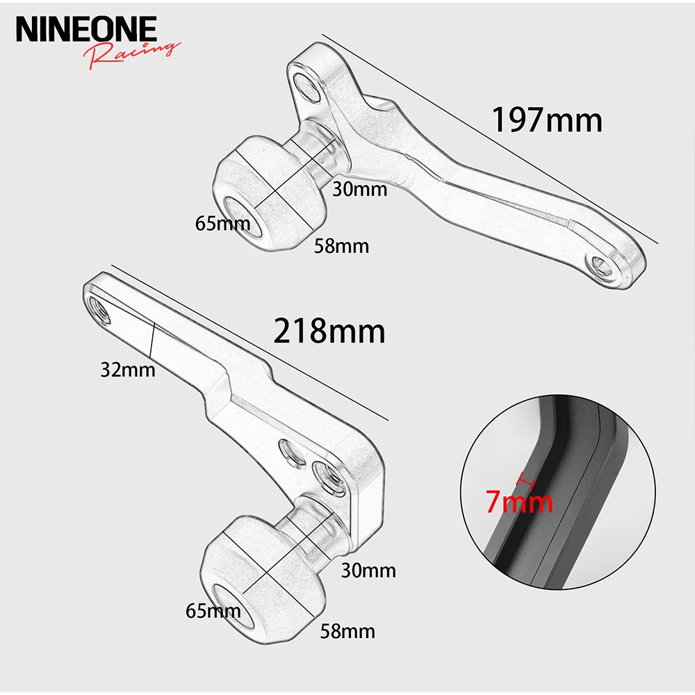 Frame Slider Crash Protector Motorcycle Falling Protection Frame Engine Crash Pad For Kawasaki Ninja400 Ninja 400 2018-2024