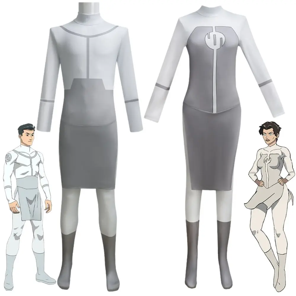 

Invincible Cosplay Mark Grayson Costume Disguise for Adult Men Women Jumpsuit Roleplay Outfits Halloween Carnival Party Suit