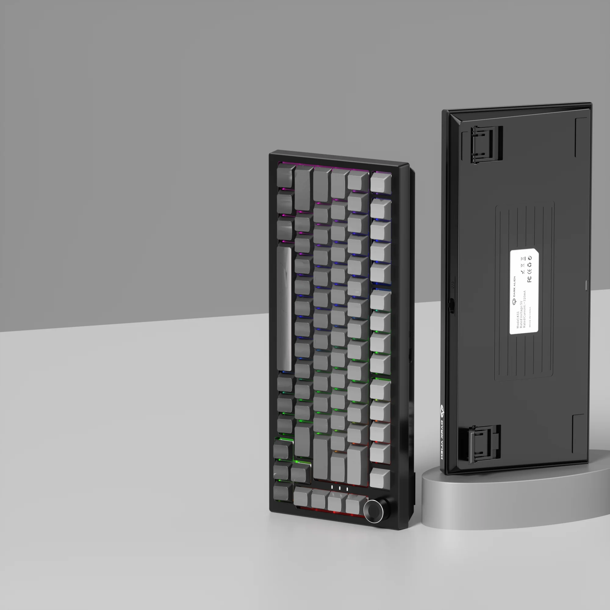 133-key Dusty Side-Printed Keycap Set | OEM Profile Gradient Design | PBT Material