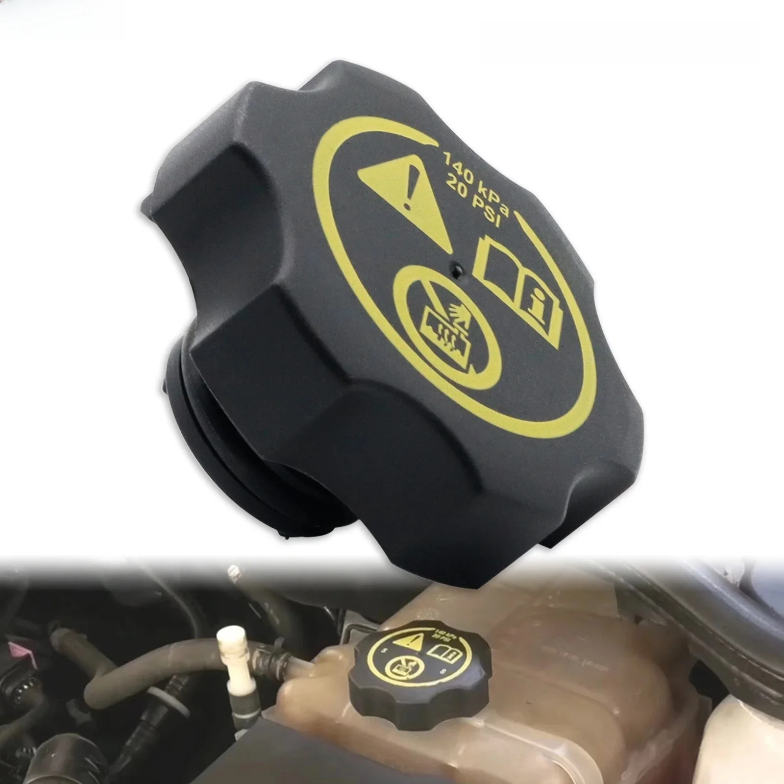 13502353 Bouchon de réservoir d'eau d'expansion de radiateur de réservoir de voiture pour Vauxhall Trax Astra Insignia Corsa Zafira Meriva Mokka Ampera Adam Buick
