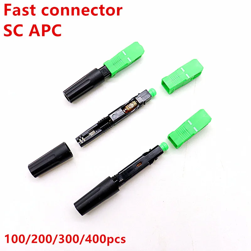 

Fast connector sc apc single-mod fiber optic SC APC FTTH Quick connector Fiber Optic Fast adapter Straight tail