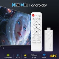 H96 MAX H313TS TV Stick Android 14 /2GBROM16GB 8GB Dual Wifi6 Wireless 5.0 4K HD Google Voice Assistant Home Media Player