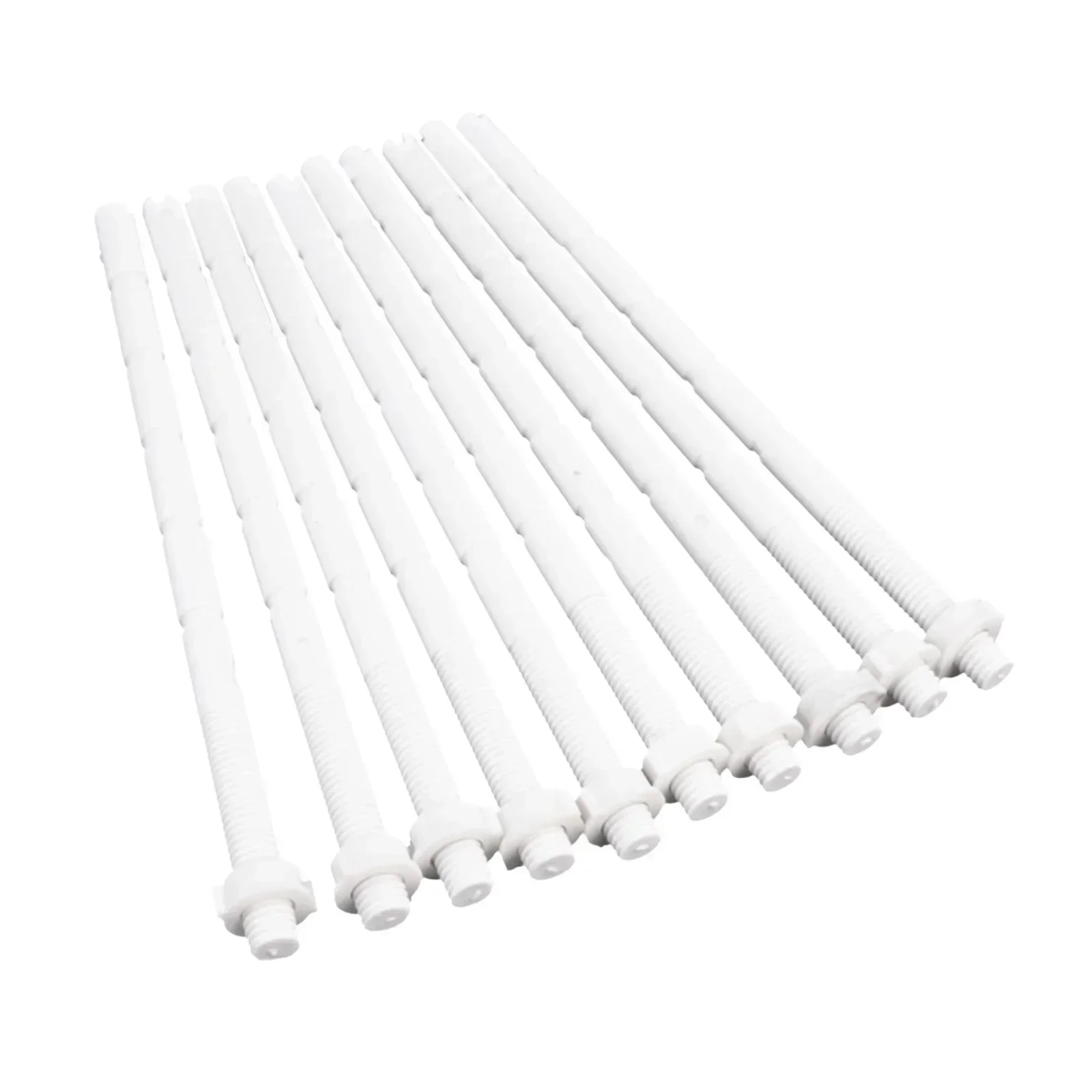 Fournitures de salle de bains, tiges à vis de chasse d'eau, accessoires de tige de bouton de chasse d'eau, pièces de toilette en plastique réglables, salle de bains blanche