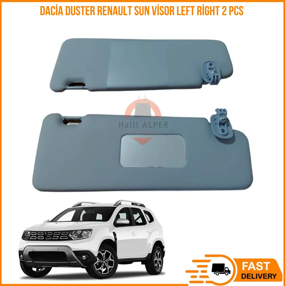 For Dacia Duster Renault sun visor panel left right 2 PCs make-up mirror spares fair price