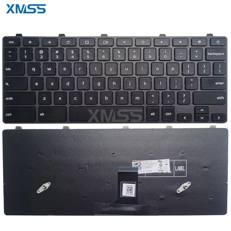 NEW US English Laptop Keyboard for Dell Chromebook 11 3100 5190 00D2DT Black