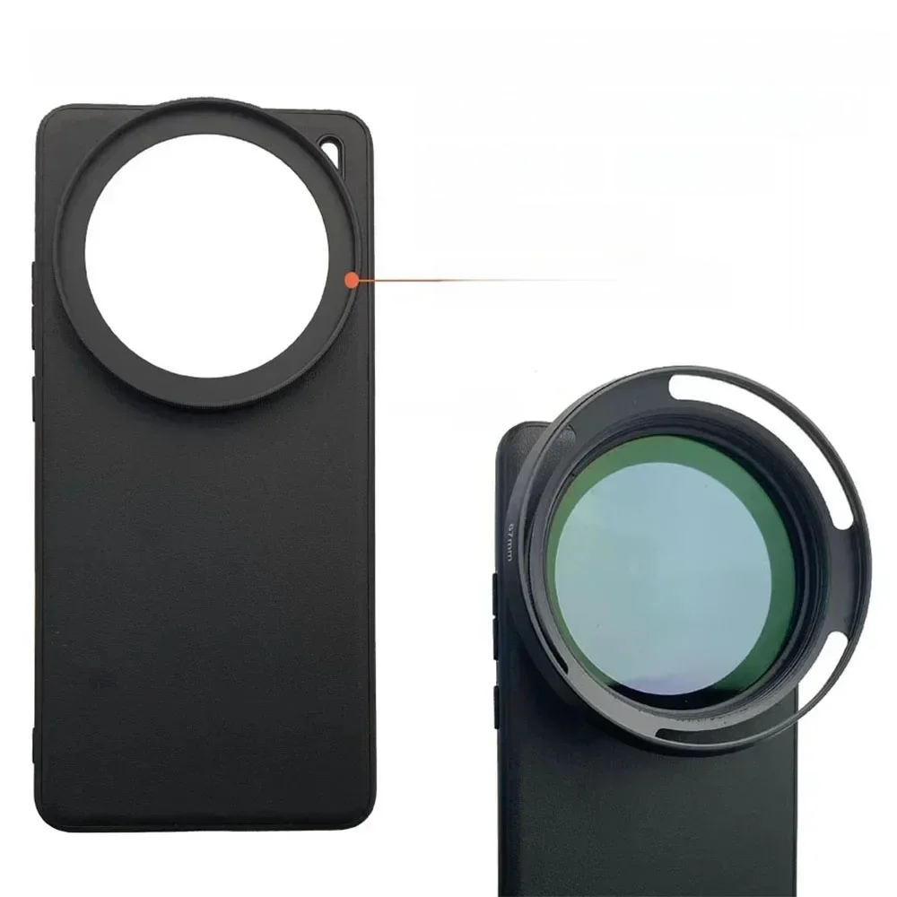 Dla Vivo X100 Ultra SPro Pro X100S 67MM Gwintowany interfejs Pierścień filtrujący Adapter Etui na telefon Dla uniwersalnego filtra ZOMEI CPL VU Star — zdjęcie produktu 7