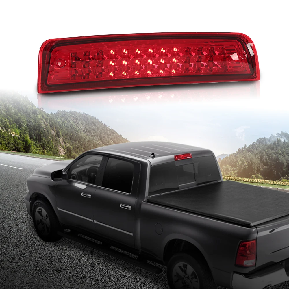 

Светодиодный 3-й стоп-сигнал, подходящий для Dodge Ram 1500 10-17 2500 3500 2009-2017 гг., высококрепленный стоп-сигнал, задний задний фонарь, АБС-пластик