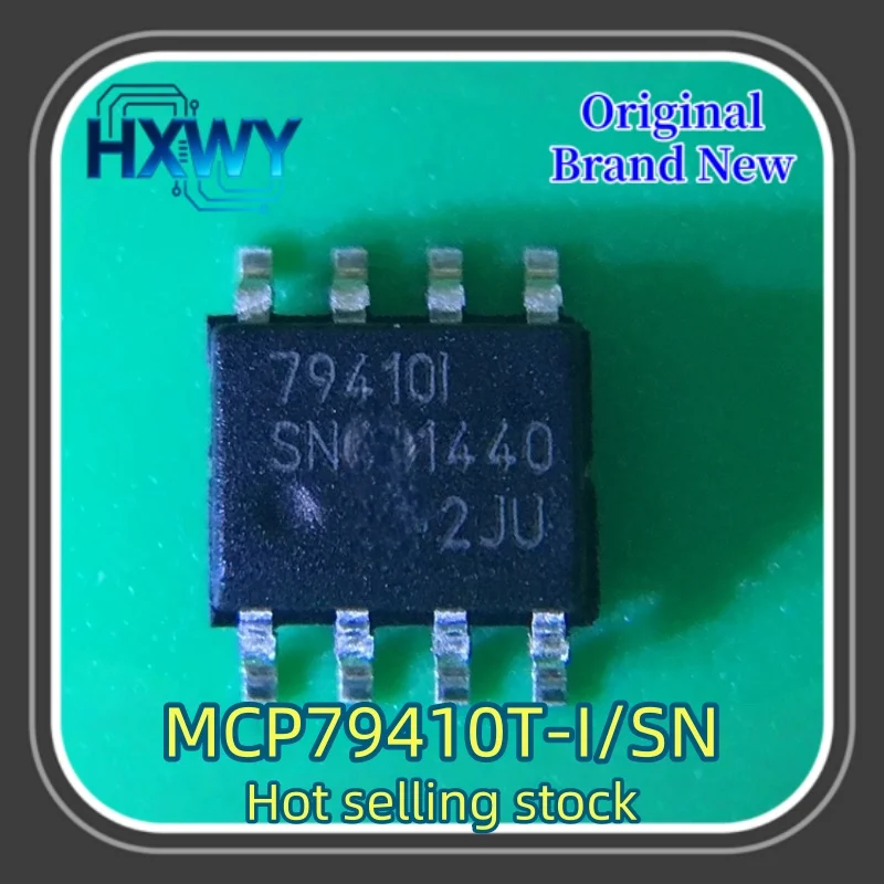 (5/50 pieces) MCP79410-I SN MCP79410T-I Surface Mount SOP-8 Real-Time Clock Chip, Brand New Original