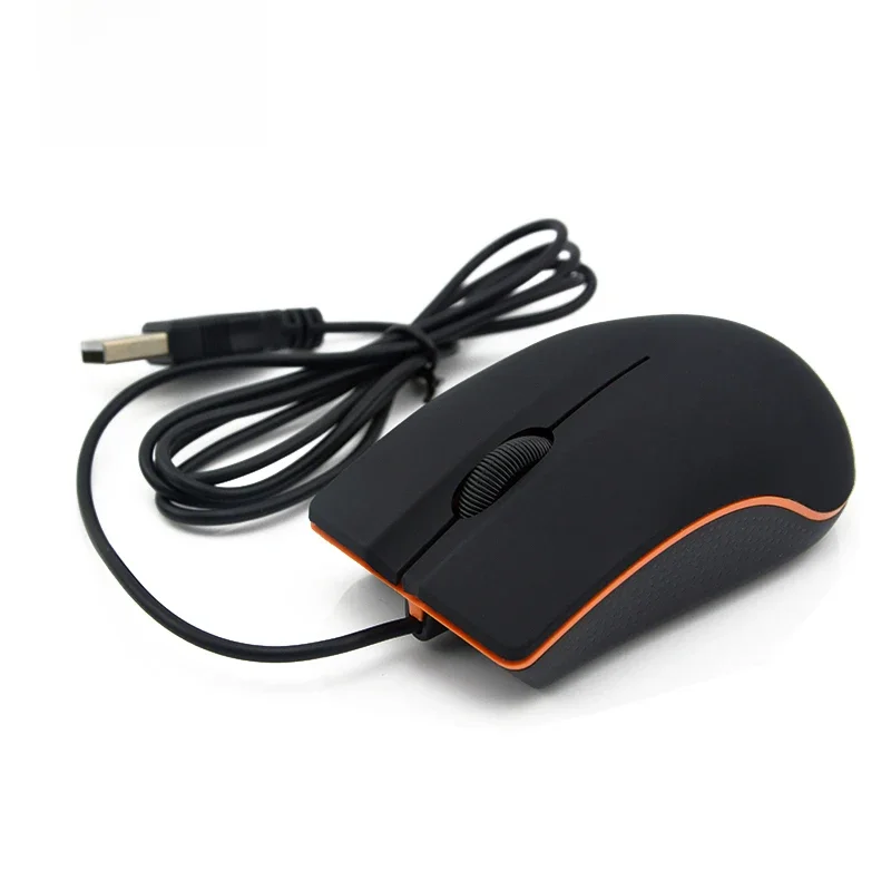 Mini mouse óptico com fio 3d, usb, 1200 dpi, para laptop, notebook, pc, desktop, computador,