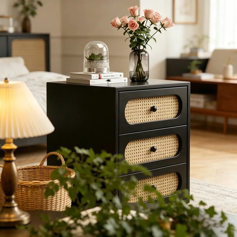 2024-new-vintage-style-rattan-bedside-table-with-solid-wood-small-bedroom-home-cabinet-retro-storage-organizer-modern-minimalist