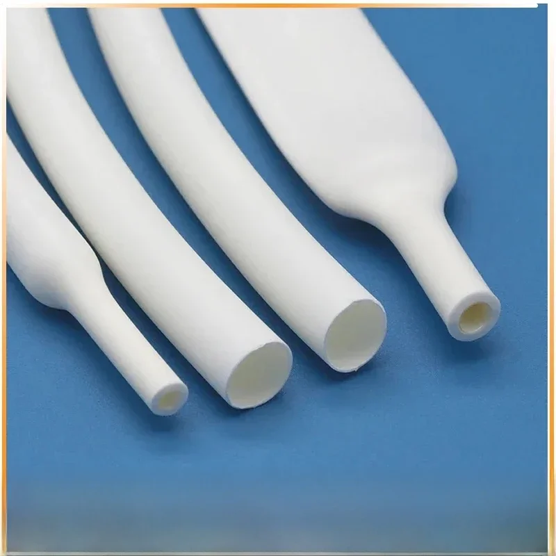 1/5/10M blanc 4:1 Tube thermorétractable avec diamètre de la colle 2 3 4 6 8 12 16 20mm thermorétractile thermorétractable double paroi