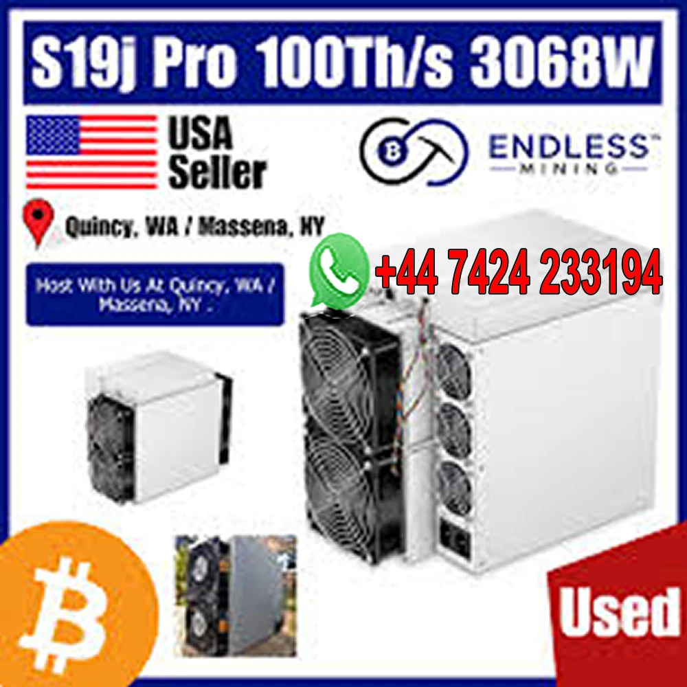 DC NEW Antminer S19j Pro 100Th 3050W 96Th/S Asic Miner BTC BCH S19JPro 104T 3068W Bitmain Mining Crypto Machine