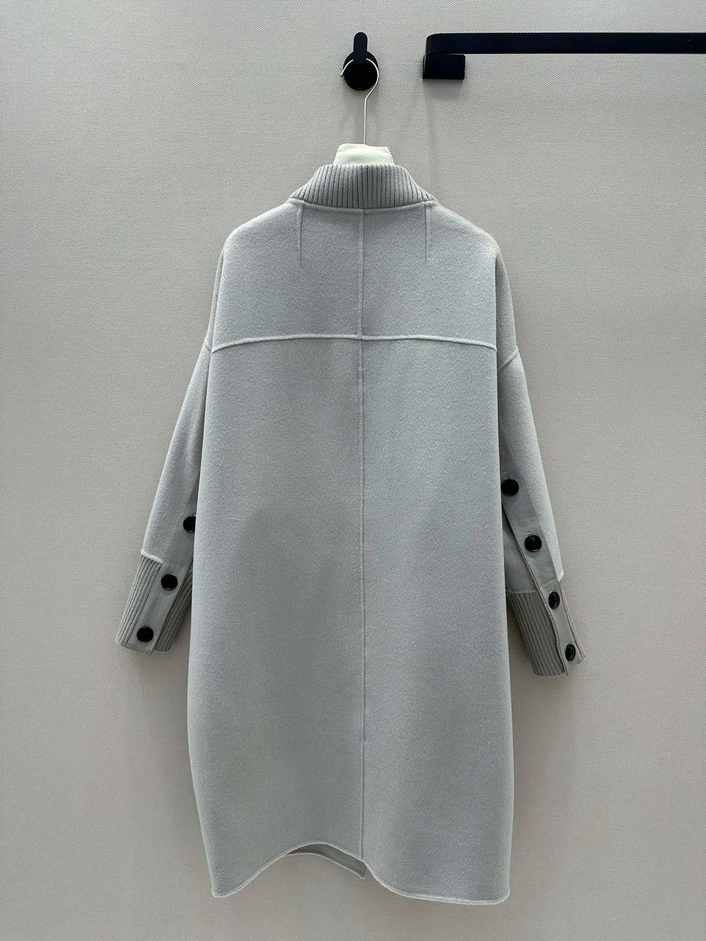 Elegant handmade cashmere coat