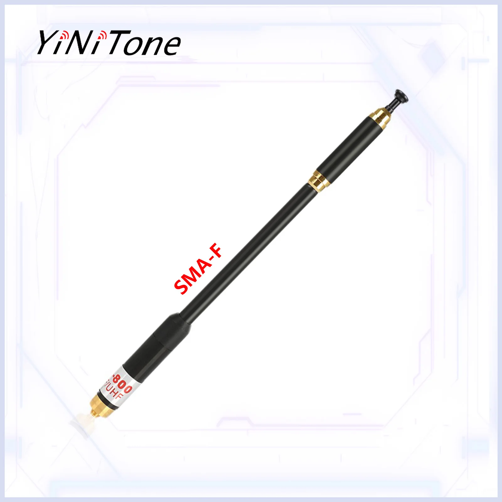 AL-800 Dual Band SMA-Male/Female Antenna UHF/VHF High Gain Mobile Ham Radio for PRYME Kenwood BAOFENG Yaesu Telescopic Antenna