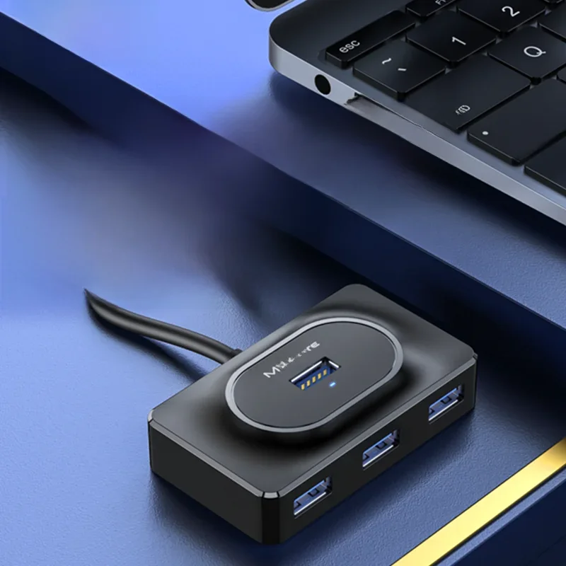 Mindpure USB 3.0 Hub 4 Ports HUB Splitter 4 in 1 with Type C Charge Power for MacBook Pro Air Huawei Mate 30 Docking Station HUB