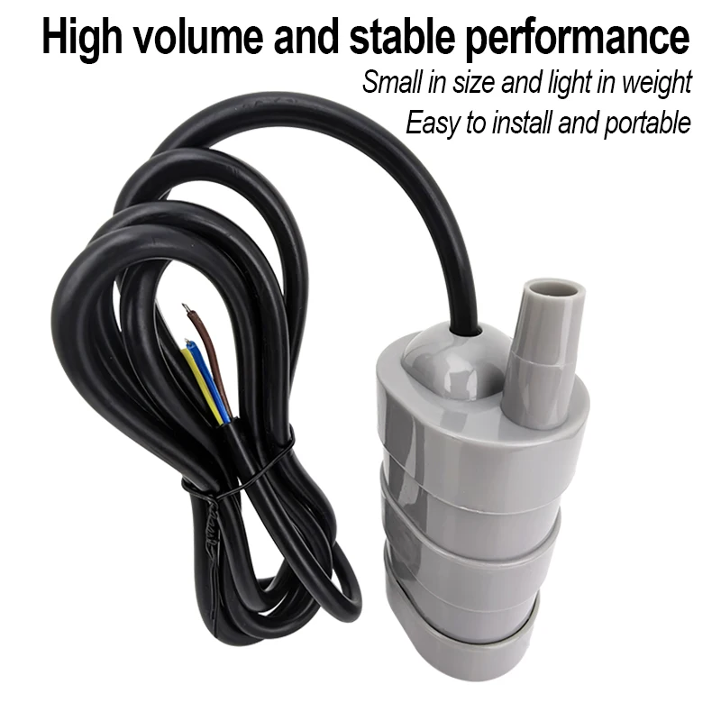 Bomba de Motor sin escobillas portátil DC12V/24V 1000L/H, bomba de succión de fondo Vertical, calentador de agua, máquina ranuradora, bomba de refuerzo de refrigeración