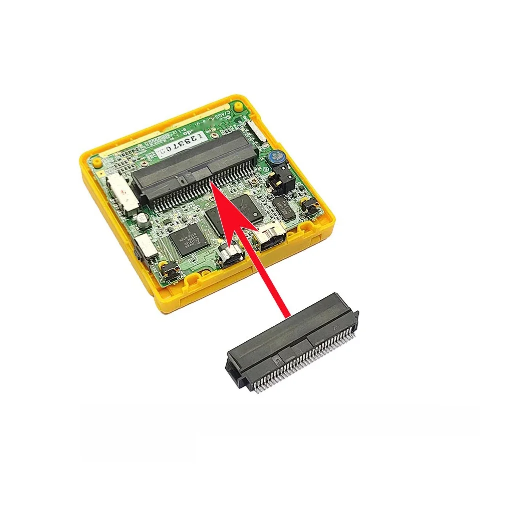 Connecteur de haute qualité 32 broches pour GBA SP, fente pour carte de jeu, adaptateur pour GameBoy Advance SP