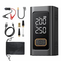 TUERBB T-N1 7000A Peak Car Jump Starter, 88W 150PSI Tire Inflator & Type-C Power Bank for Cars/Trucks/Motorcycles