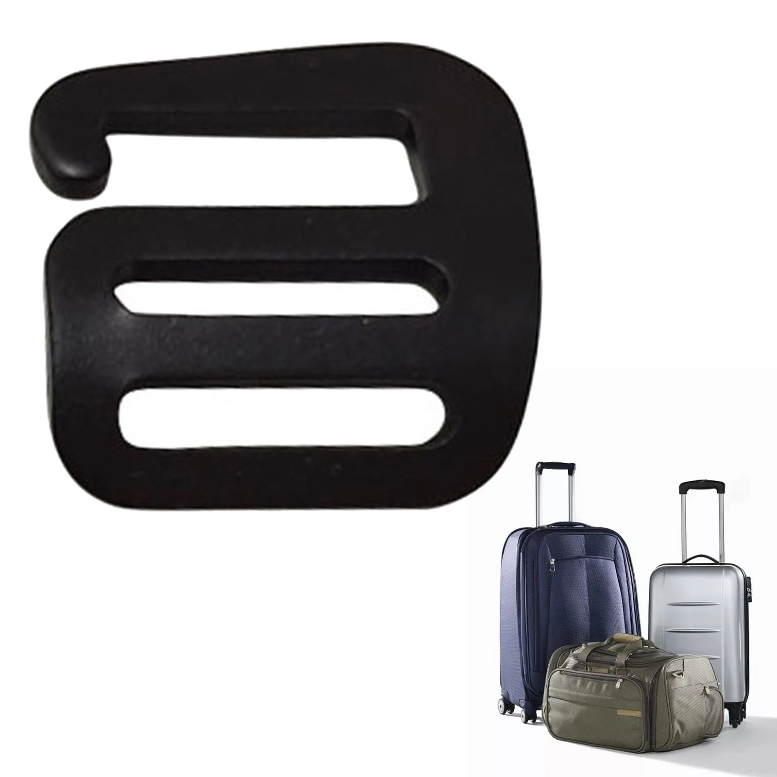 25mm Aluminium alloy g shaped hook Webbing Buckle Adjustable Buckles,Heavy Duty Chest Belt Luggage Clip Quick Release