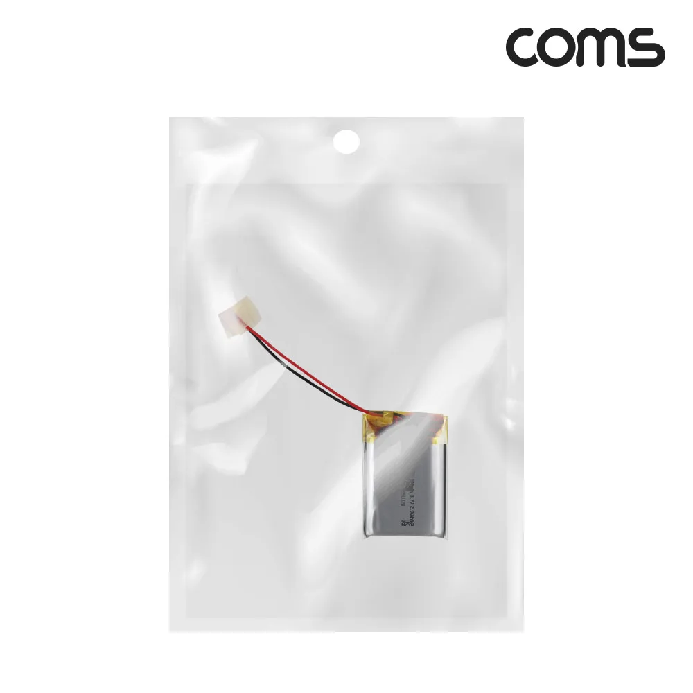 Coms 102535 3.7V 800mAh Lithium Polymer Rechargeable UB124