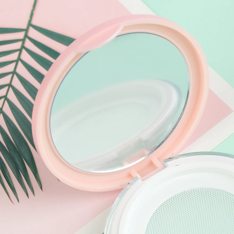 3g ultradünne leere lose Puderbox Topf Make-up Glas Sieb Behälter Puff Spiegel