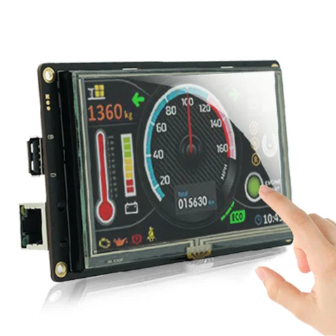 스마트 HMI TFT LCD 디스플레이, 256M 플래시 메모리, UART 포트, Arduino Uno/Nano, ESP32/S3, 256k 색상, 3.5 인치
