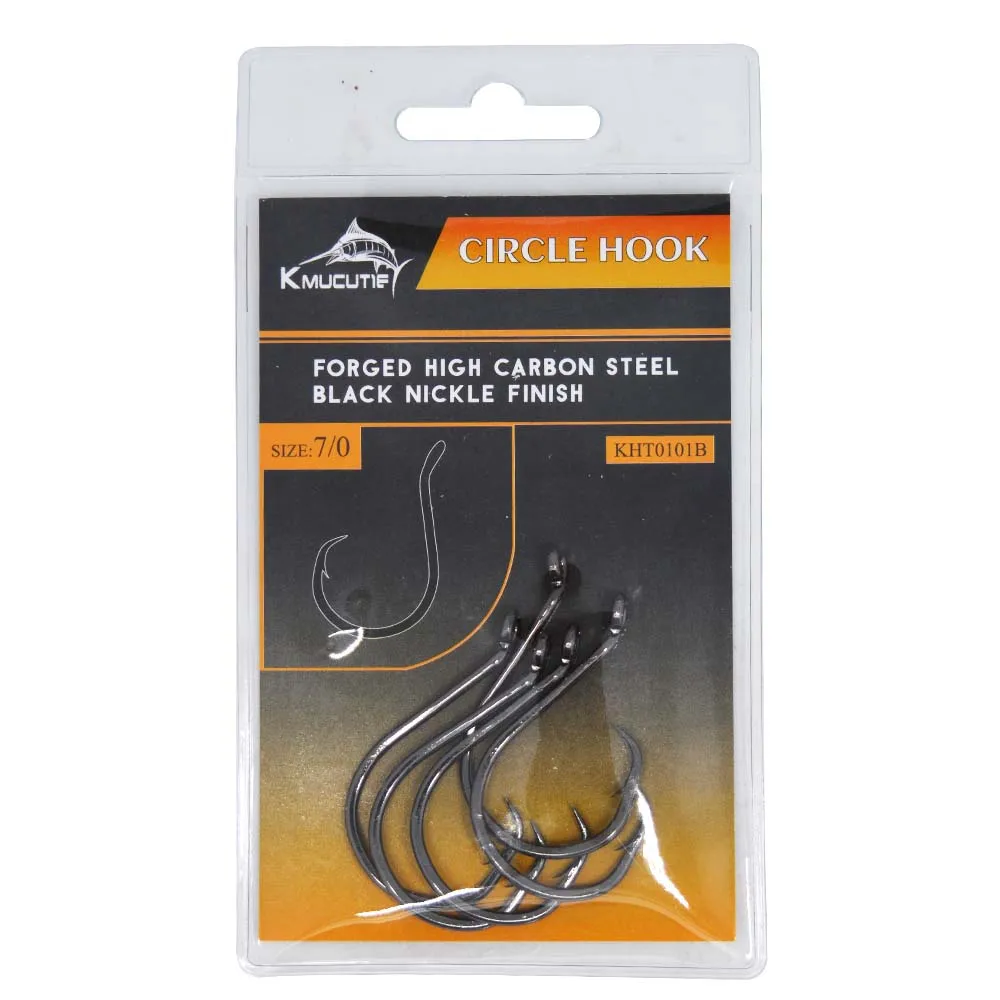 

25 pcs 7/0 High Carbon Steel Hook Sea Hanging Circle Hook with High Strength Fishing Hooks