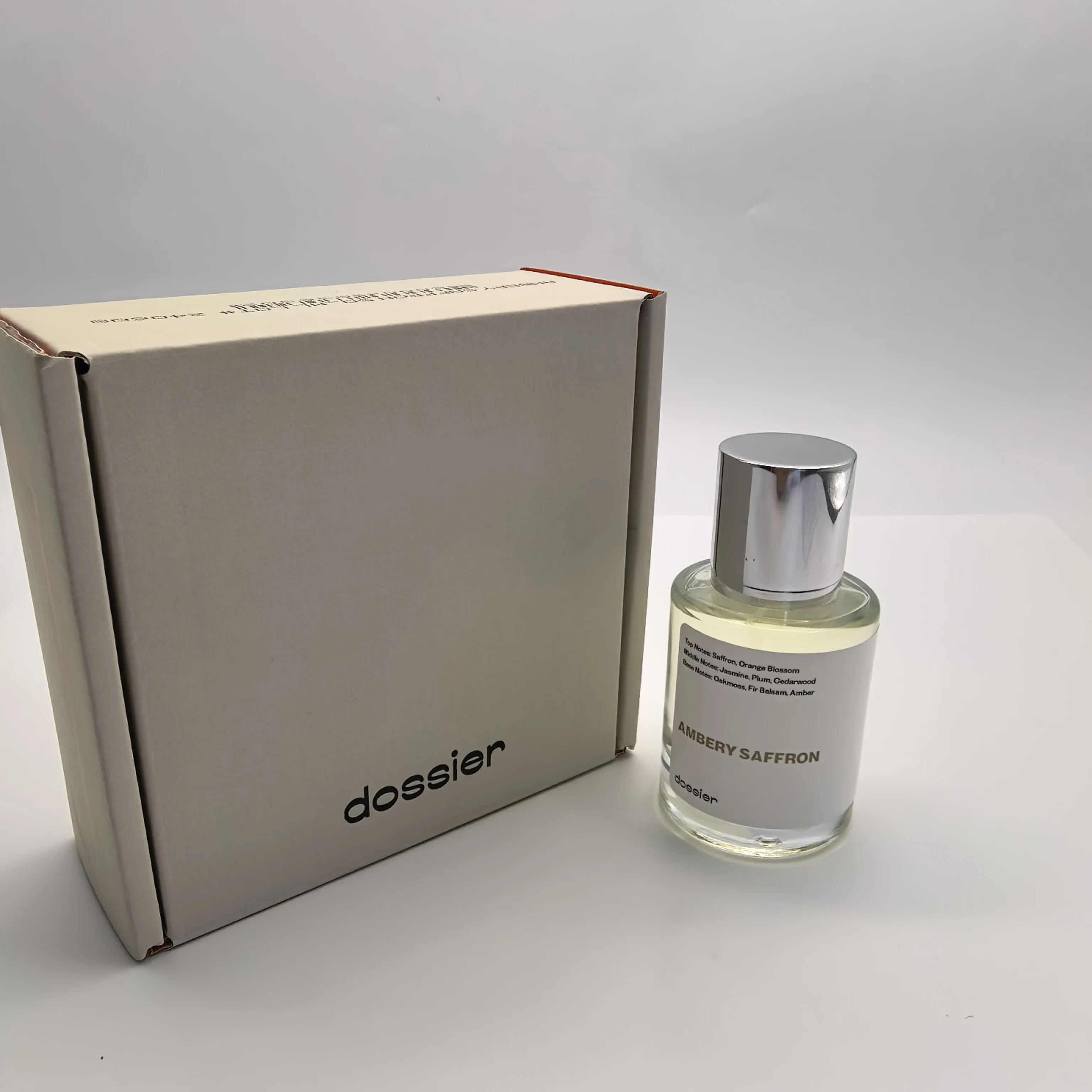 Dossier Ambery safran 1,7 Oz (50 ml) Eau de Parfum Spray Parfum Parfum Unisexe Parfum Spray NOUVEAU DANS LA BOÎTE