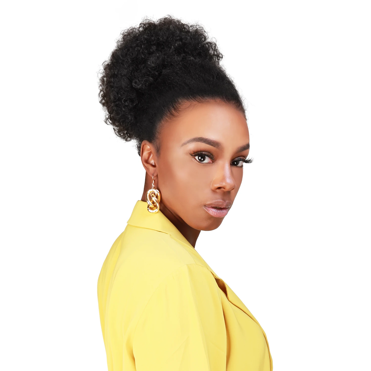 فوري جليتز الاصطناعية الرباط ذيل حصان الرجعية نفخة صغيرة