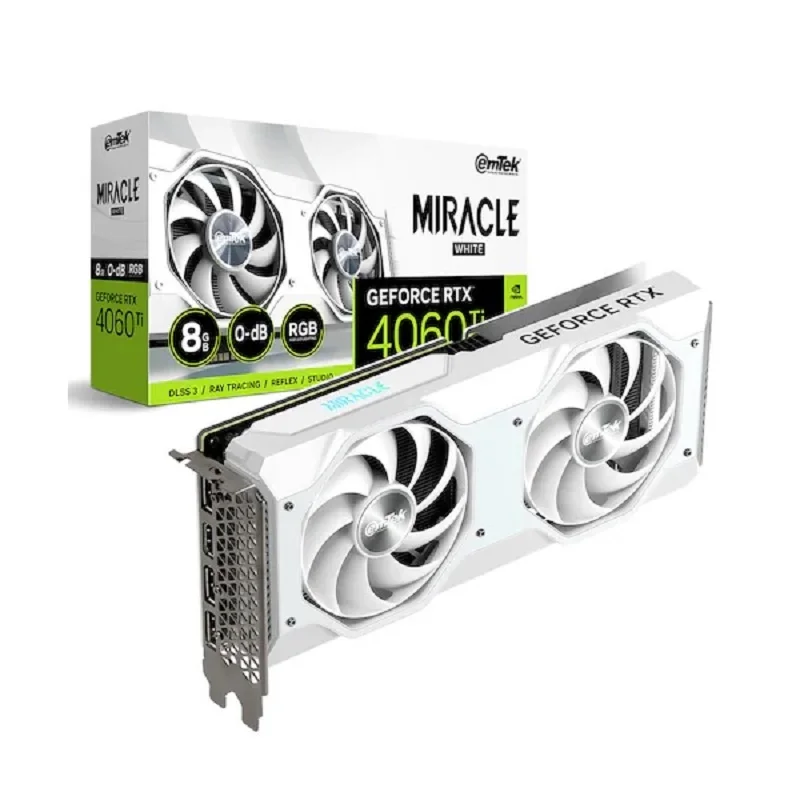 IMTECH GIFORCE RTX 4060 Ti MIRACLE WHITE D6 8GB